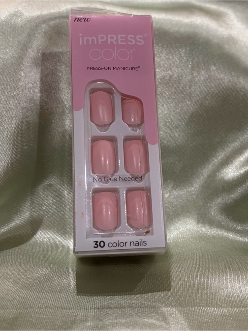 imPRESS Color Press-On Manicure - Pick Me Pink Nails (30 pcs) Short